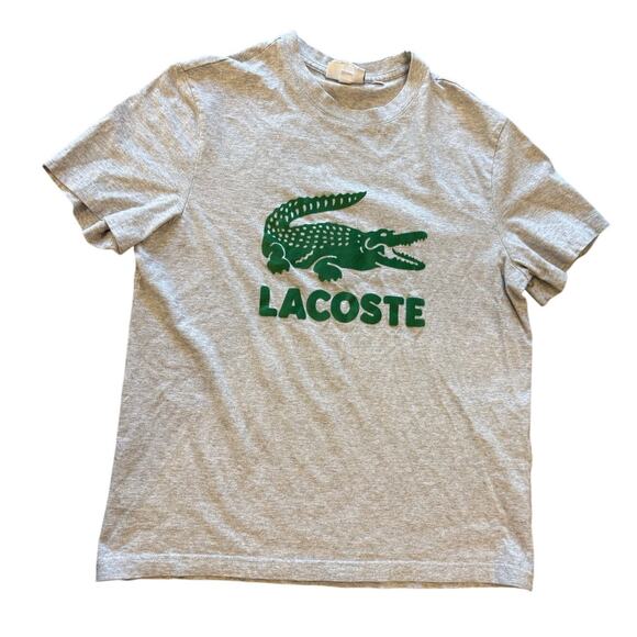 Lacoste Other - LACOSTE Green Velvet Gator Tee T-Shirt 100% cotton Men's size  L